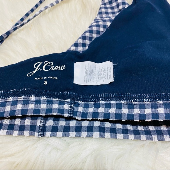 J. Crew Gingham Halter Top Sz--Small - Picture 4 of 4